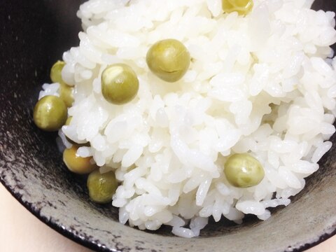 旬の味覚!!豆ご飯~昆布・塩~